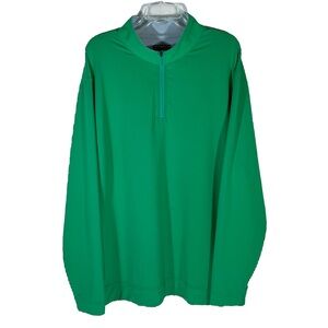 Peter Millar XXL Green Wicking Quarter Zip Pullover